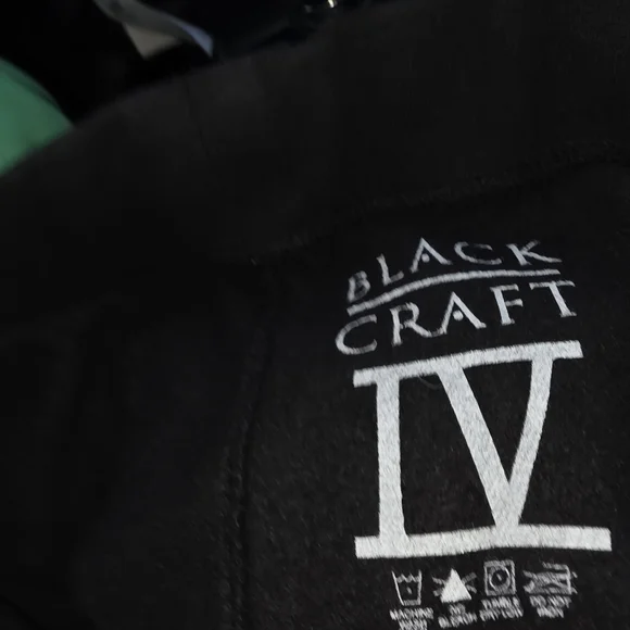 BLACKCRAFT IV HALLOWEEN EDITION JOGGERS BLACK & ORANGE SIZE APPROXIMATELY M/L
